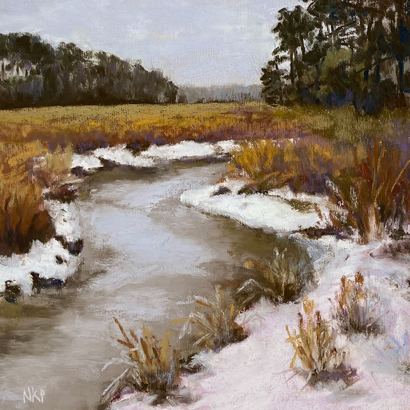 Bellevue Creek Snow